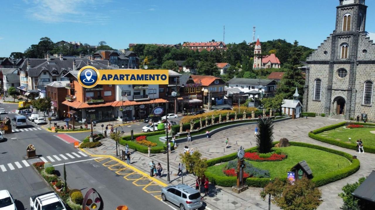 Apartamento Oppitz - No Coracao De Gramado Junto Da Rua Cobertaアパートメント エクステリア 写真